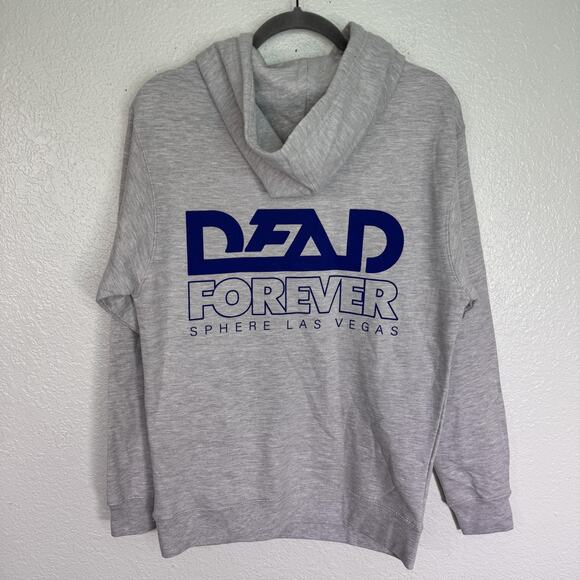 Dead & Company Hoodie Mens Small Dead Forever Sphere Las Vegas Sweatshirt Grey - Picture 1 of 9